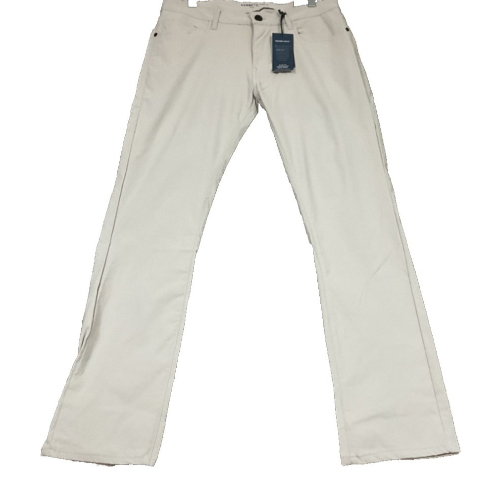 Kenneth Cole Mens Slim fit Office Career Dress Pants 33 / 30 Beige NWT